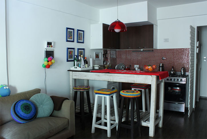 Uma casinha no estilo boho