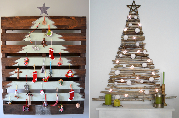 Árvores de Natal criativas que você mesma pode fazer! - Casinha Arrumada Árvores de Natal criativas que você mesma pode fazer! - Casinha Arrumada