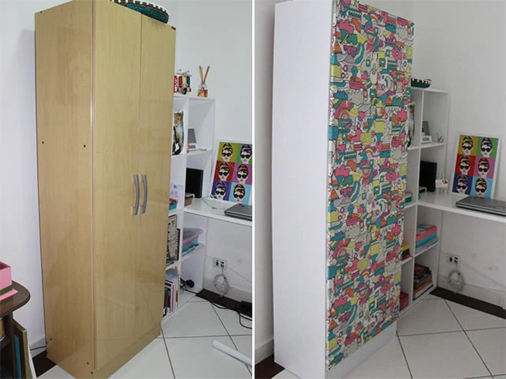 reformar móveis antigos guarda-roupa reformado