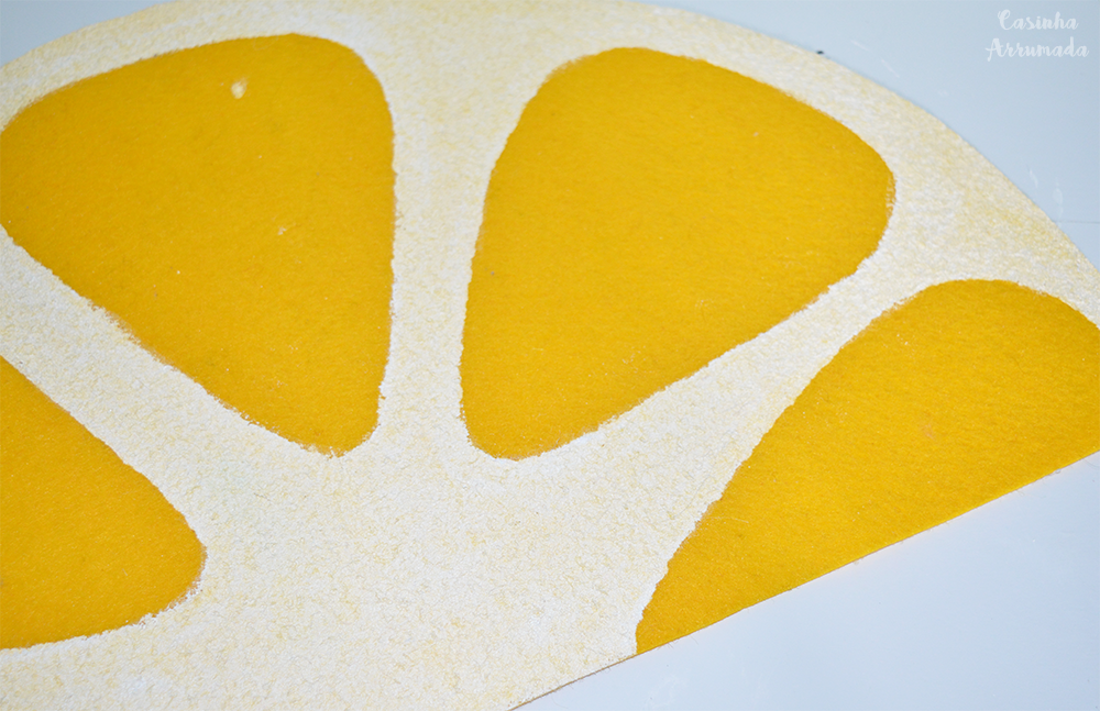 DIY: Tapete Fruta - Laranja