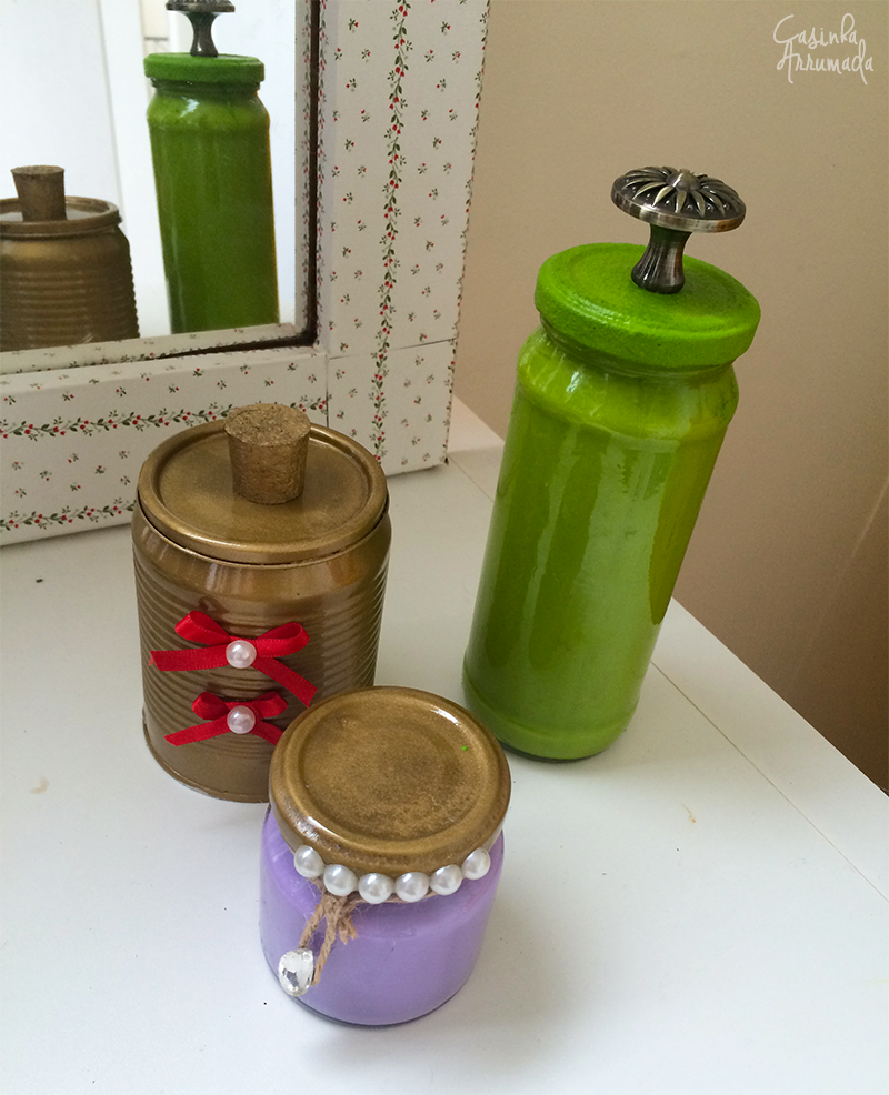 Ideias para reciclar potes de vidro e latas de alimentos 6