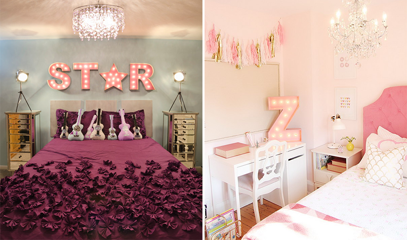 Letras luminosas na decoração 3