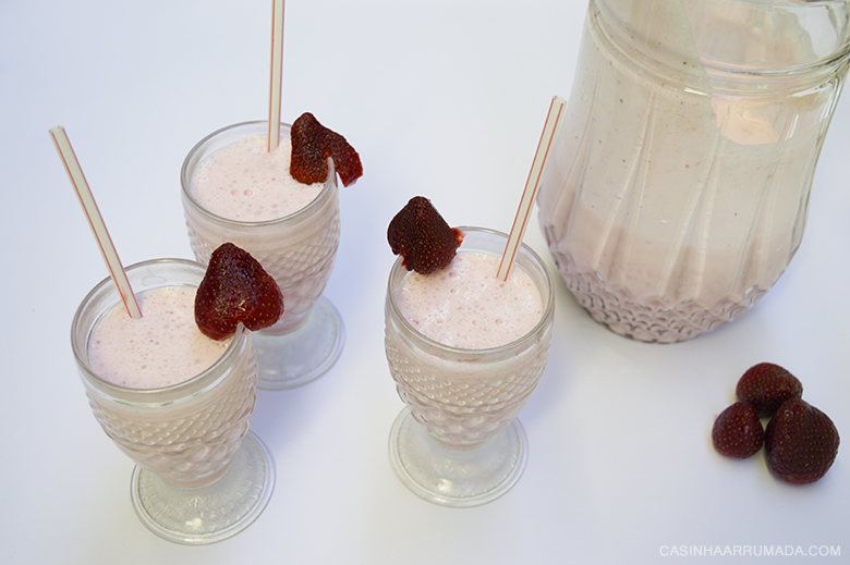 Receitas fáceis que ficam prontas em 30 minutos - Smoothie de morango 2