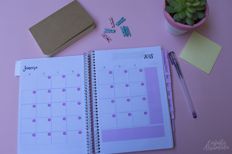 Planner 2018 para download gratuito
