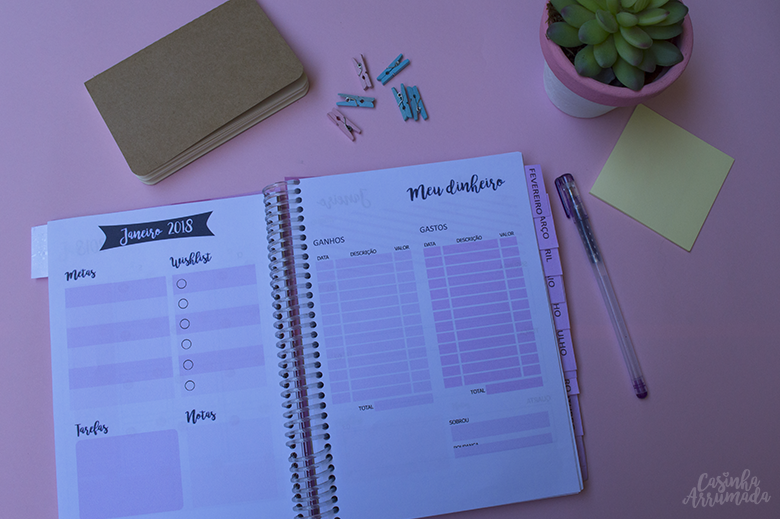 Planner 2018 para download gratuito