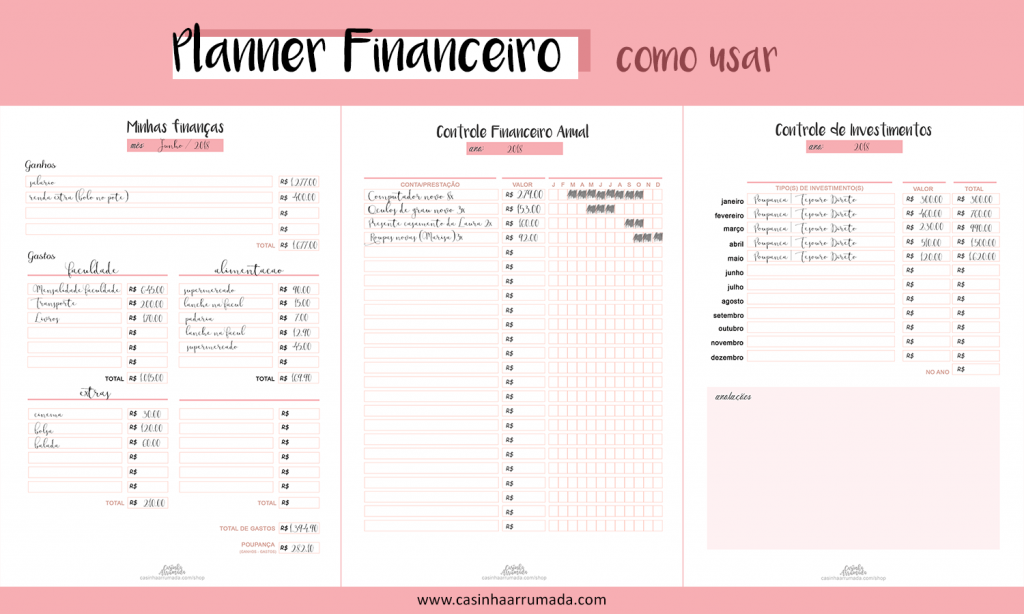 planner financeiro